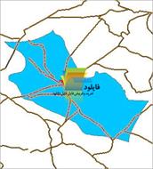 شیپ فایل راه های ارتباطی شهرستان ابرکوه واقع در استان یزد